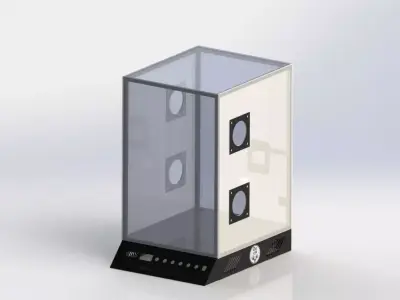 Customizable 3D Printer Enclosure  CR10SMARTPRO 3D model