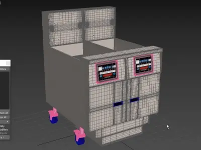 Ultrafryer UG14 Commercial Fryer 3D model