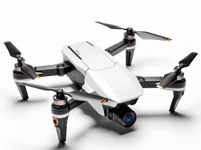 Modern Foldable Camera Drone Model 3D model