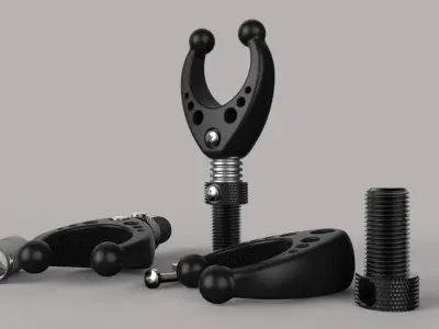Prothesthic Driving Arm Support Free 3D model