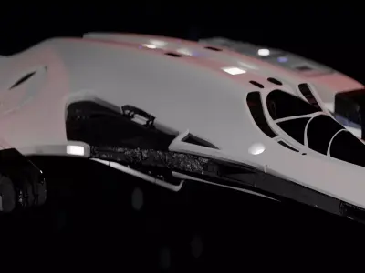 Imperial Courier Fan Model 3D model