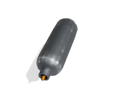 Gasoline tank for flamethrower Free low-poly 3D model
