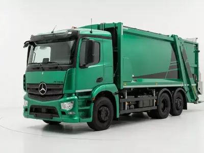 Mercedes Benz Antos Garbage Truck 3D model