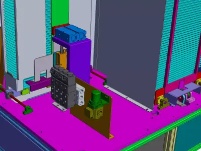 Packaging box separation equipment 3D model
