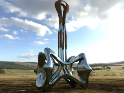 Hummer  Low-poly 3D model