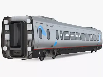 Acela Express Executive Class Coach 3D model