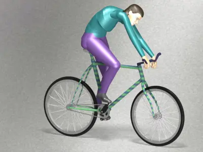 Bicycle 3D model 6
