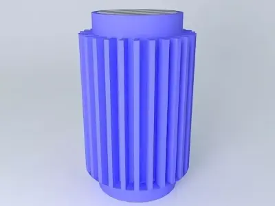 Electro motor Free 3D model