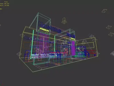 Exhibition - Area - 9X16-3DMAX2009-06 3D model