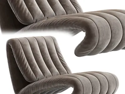 Armchair Ds 266 3D model