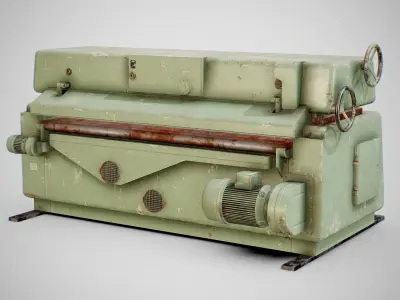 Sanding Machine - Anthon 01 Used Low-poly 3D model