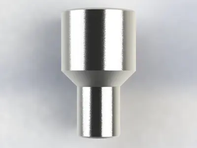 Soquete 8 mm x 1-2 pol Socket 3D model