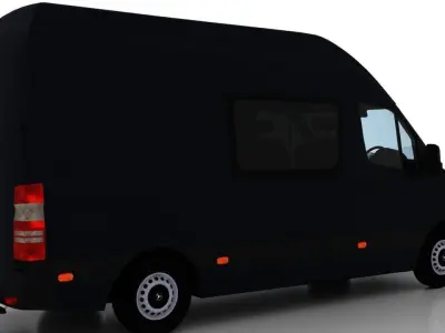 Mercedes Benz Sprinter L2H3 2015 Crew Van UK 3D model