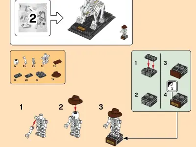 TwindBricks3D - 21320 Dinosaur Fossils 3D print model