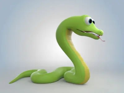 Snake 3D model