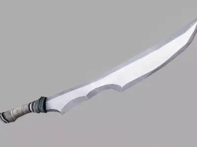 Sword Low-poly 3D model 49
