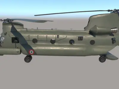 Chinook Helicopter 3D model