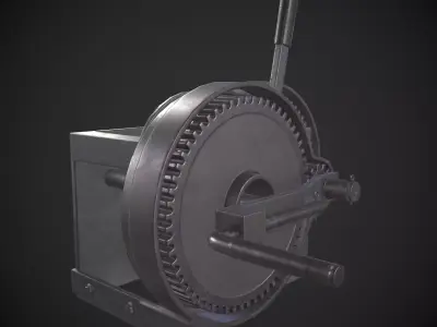 Crank Mechanism Low-poly 3D model purchase