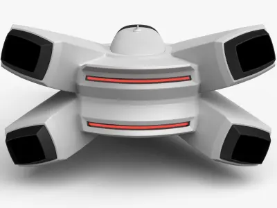 Racing Spaceship Altair 3D model