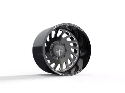 REAR SPECIALITY FORGED D017 WHEEL 3D MODEL 3D model