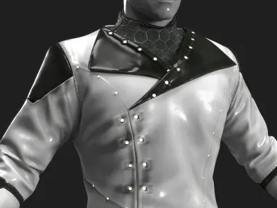 Sci Fi Cyber Clothing 3D model