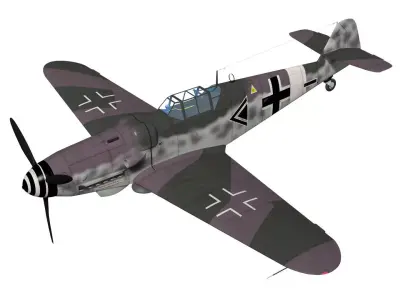 Messerschmitt Bf 109 G6 3D model