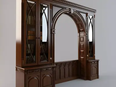 Classic wardrobe 3D model