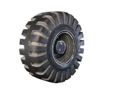 Tire and Rim 3D Model 3D model