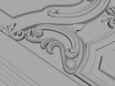 door 3d model for high quality cnc machines 3D model purchase