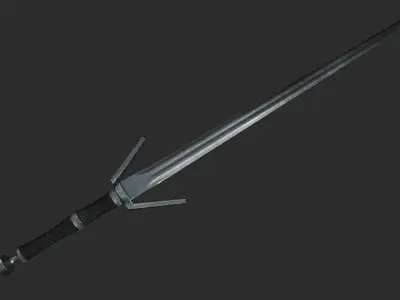 Sword PBR GameReady Low-poly 3D model
