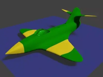Concept of WWI aircraft 3D model