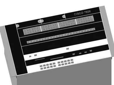 CISCO 7606 3D model