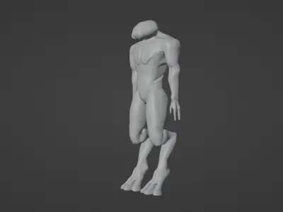Insectoid warrior 3D model