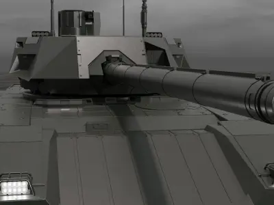 T-14 Armata MBT 3D model