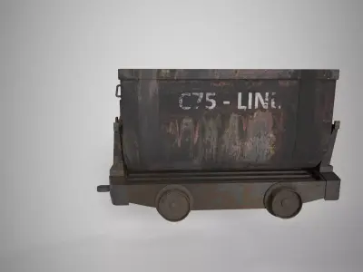 Mine Lore Low-poly 3D model