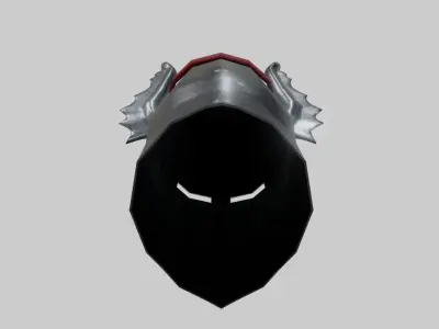Medieval Jousters Helm Low-poly 3D model