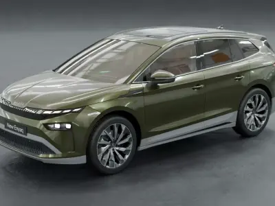 Skoda Enyaq collection Low-poly 3D model