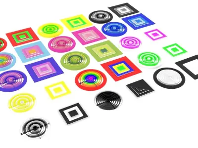 Ventilation Systems Set 3D model