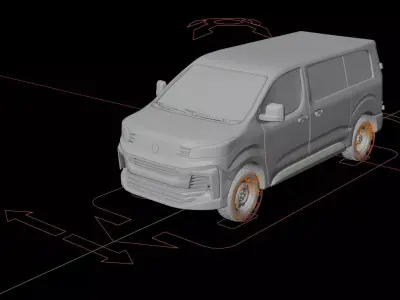 Peugeot Expert 2014 Cargo Van 3D model