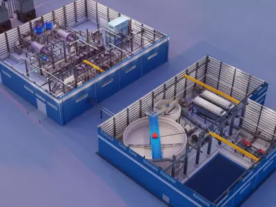Processing Plant 3D Model 3D model