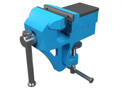Bench Vise 3D model buy