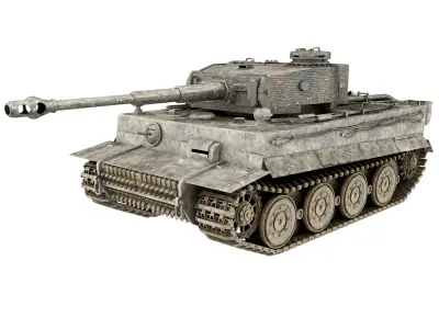 military tank Low-poly 3D model from CGTrader - Low-poly