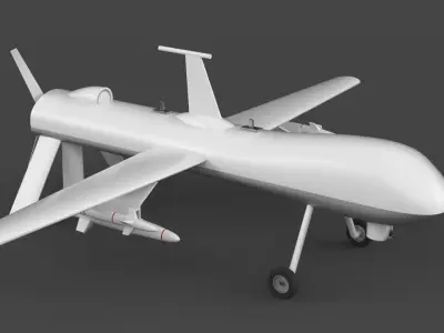 Drone 3D model by javidan from CGTrader (Polygon mesh)