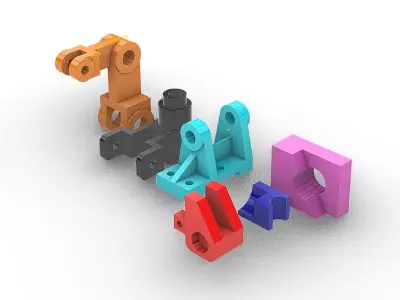 3D modeling of some basic exercises 3D model