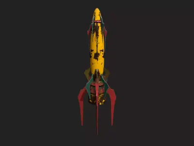 Old Rocket 3D model