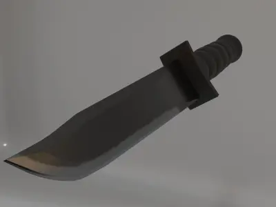 Army knife Low-poly 3D model