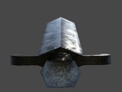 Short Sword3 Low-poly 3D model
