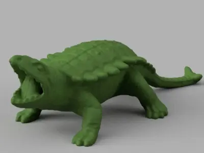 dinosaure carapace 3D print model