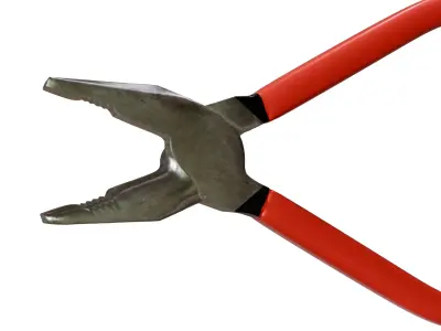 Pliers standard Low-poly 3D model