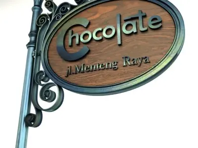 Vintage Signage 005 3D model